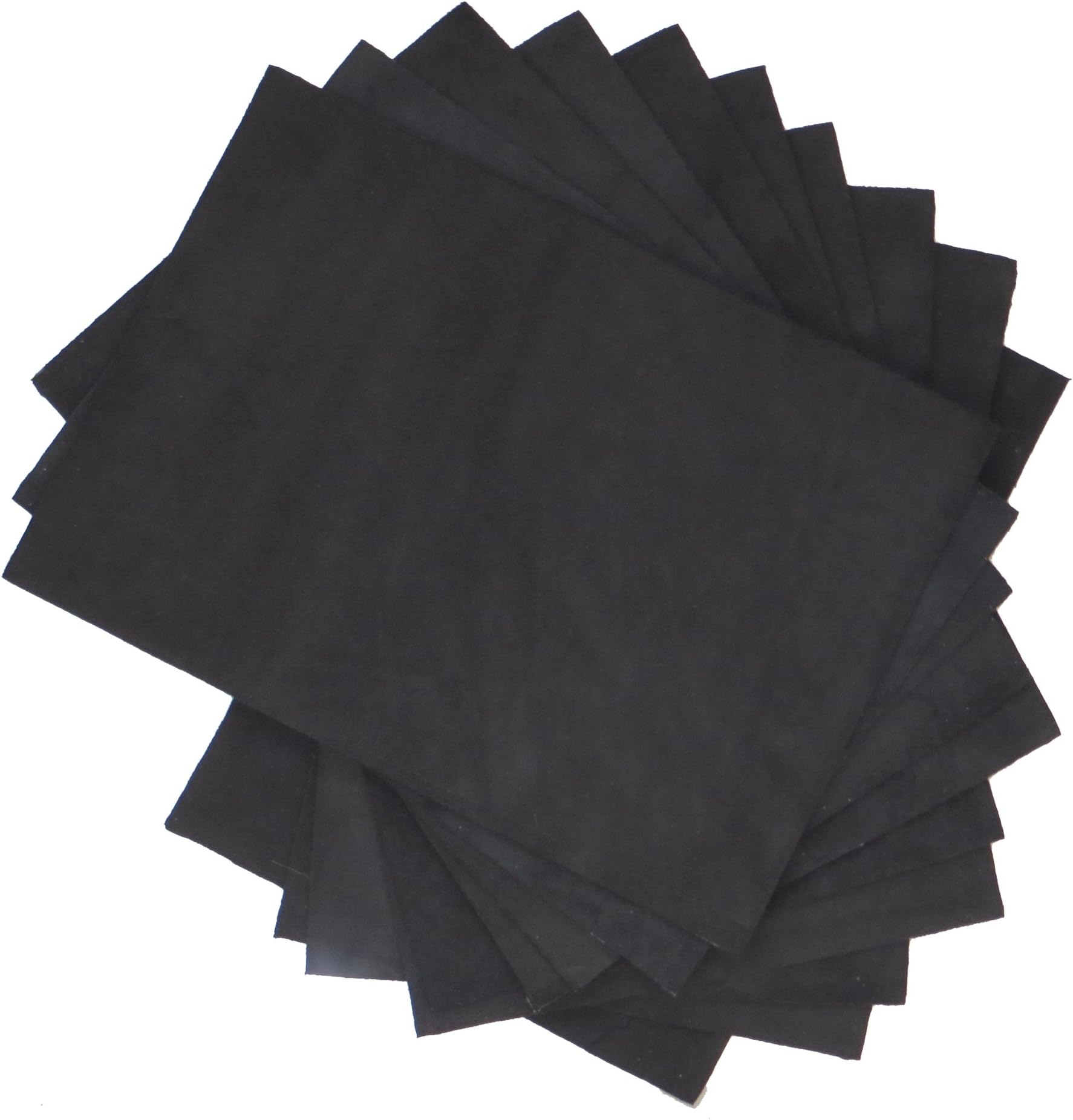 Premium Quality Suede Sheets 8.5"x12" with Super-Strong self-Adhesive Backing. Ideal for Making Peel-and-Stick (self-Stick, Stick-on) Soles for Dance Shoes, [SUEDE-DIY-r01].