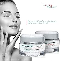 Vista 6 de Pro Nordic Skincare Advanced Crema hidratante antienvejecimiento - Fórmula correctora de arrugas de día y noche - Contiene vitamina C y A - Reduce