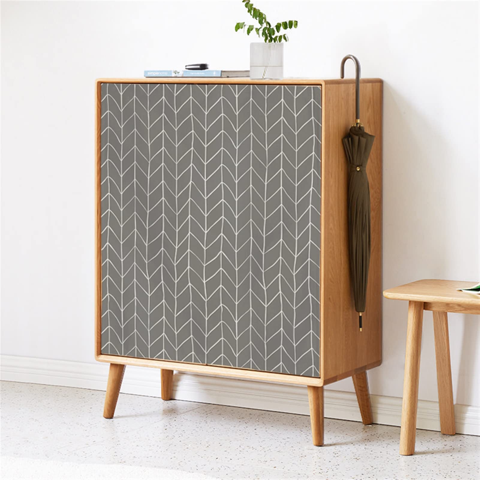Rideau D'Armoire Liveinu 70x100cm - Lin Épais Avec Crochet Et Boucle