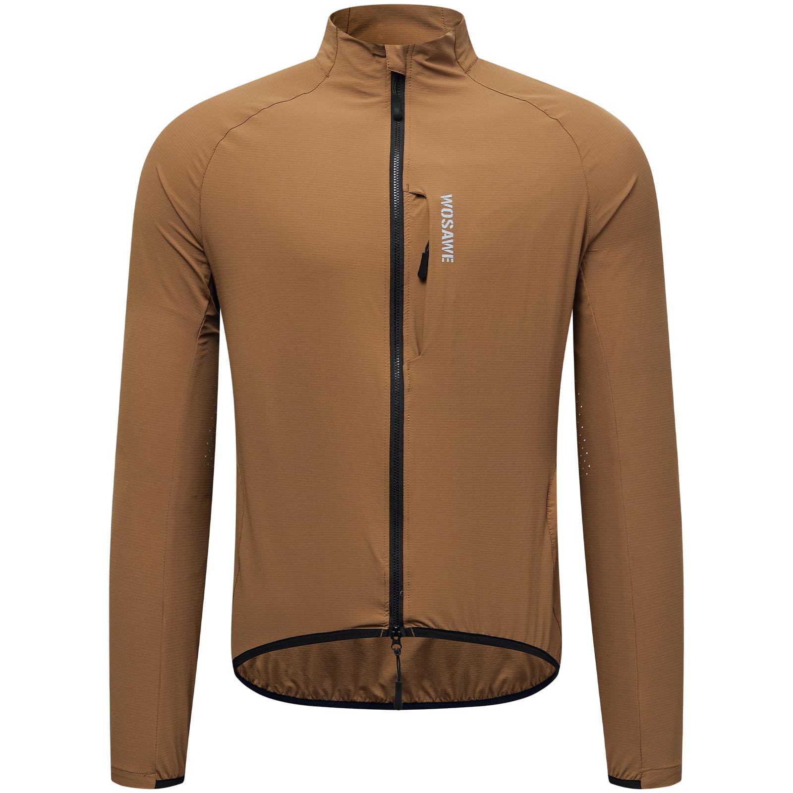 WOSAWE Fahrradjacke Herren Damen Leicht Atmungsaktive Radjacke Wasserabweisender Winddichte Laufjacke