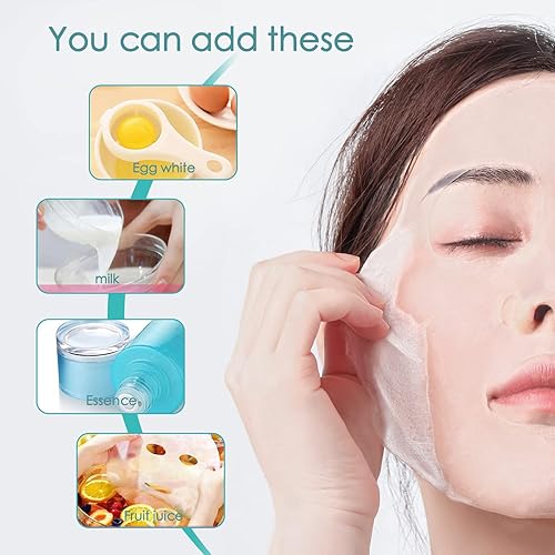 Miniatura 8 de 100 hojas de máscara facial comprimida de algodón puro natural, cuidado de la piel facial, ideal para el hogar y los viajes, papel de máscara