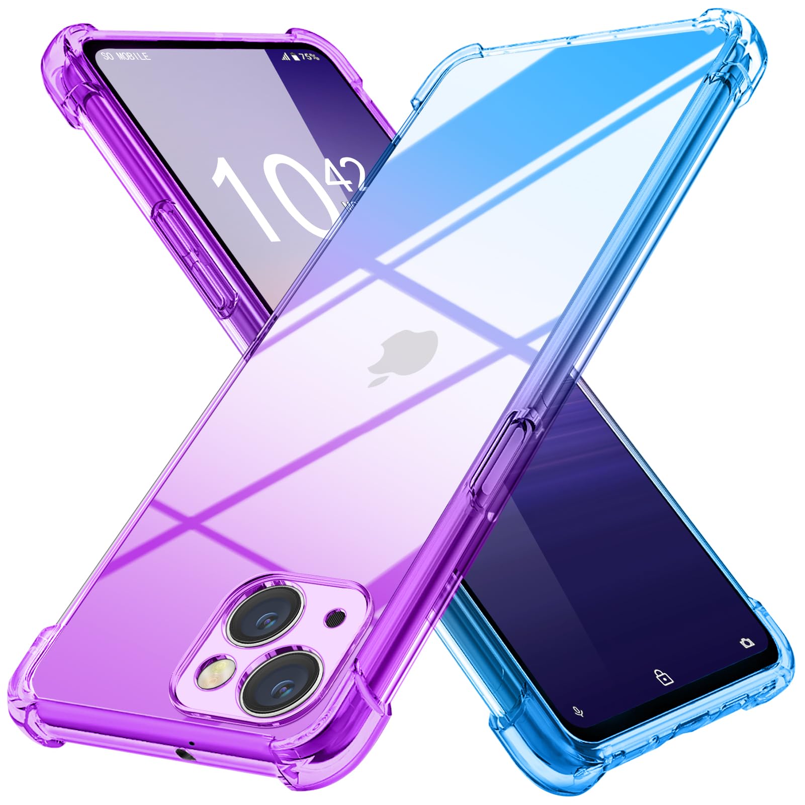 Amazon.co.jp: iPhone 15 用 ケース クリア 薄型 グラデーション色
