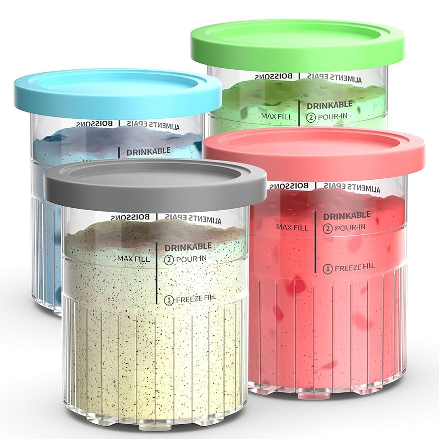 Amazon.com: Containers Replacement for Ninja Creami Deluxe