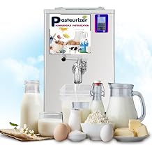 Commercial 20L Refrigerated Pasteurization Machine | Refrigerated Sterilization Maker-110V 60HZ, 20L,Timer,Tept. Control,Heating & Cooling For Milk, Juice, Sauce,Bear,Syrups