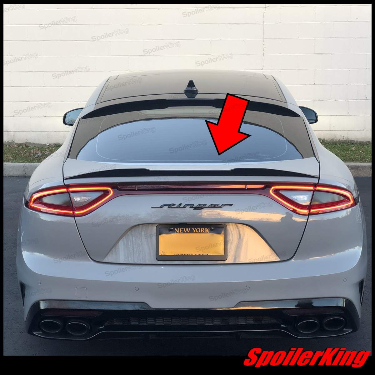 Spoiler King Alerón para maletero (284 GP) compatible con Kia Stinger