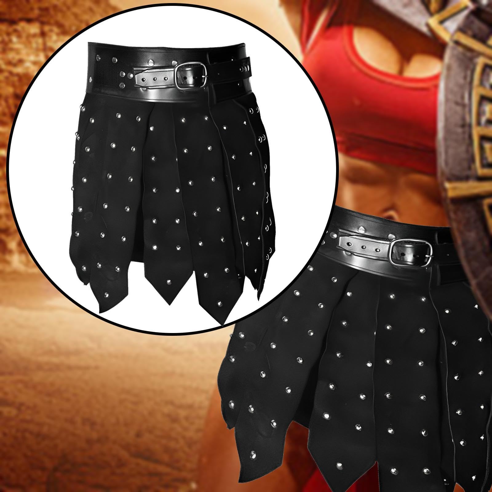 Falda Romana con Borlas, Disfraz Romano, Faldas de Caballero con Borlas, Disfraz para Hombre, Accesorios para Disfraces, Accesorios para