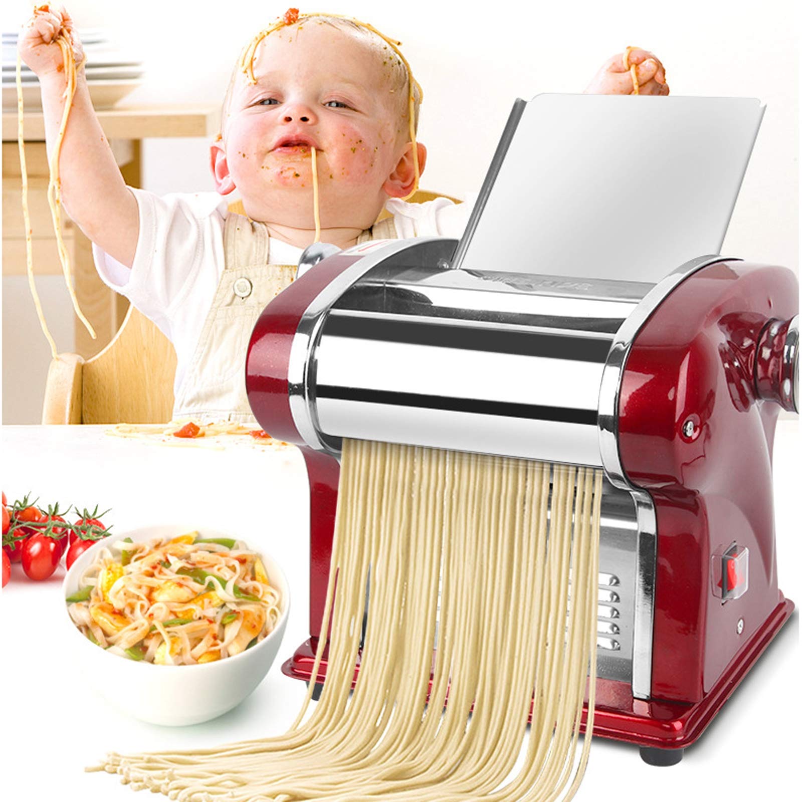 Amazon｜パスタマシン、ステンレス製パスタメーカー、電気麺パスタ