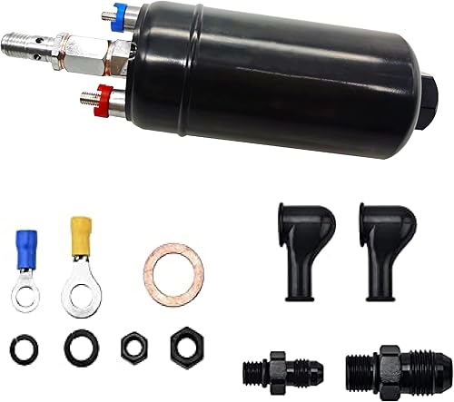 DPHXF Flujo eléctrico en línea externo 12V de la gasolinadiesel de la bomba de combustible 300LPH alto universal