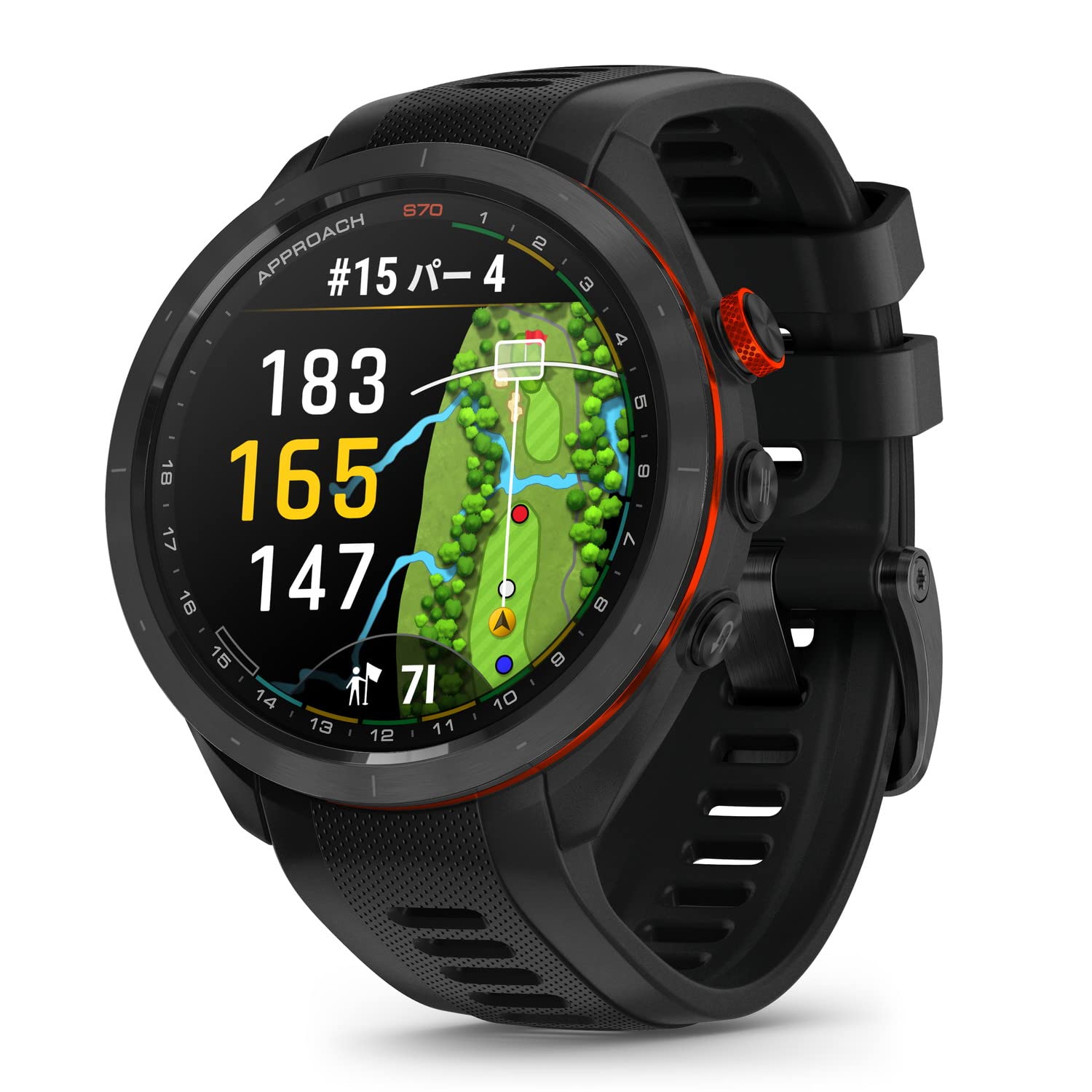新品未使用GARMIN Approach S70 47mm GPSゴルフウォッチ ゴルフGPSウォッチの最上位モデル『Approach S70』ブロンズを ラウンド用品・アクセサリー