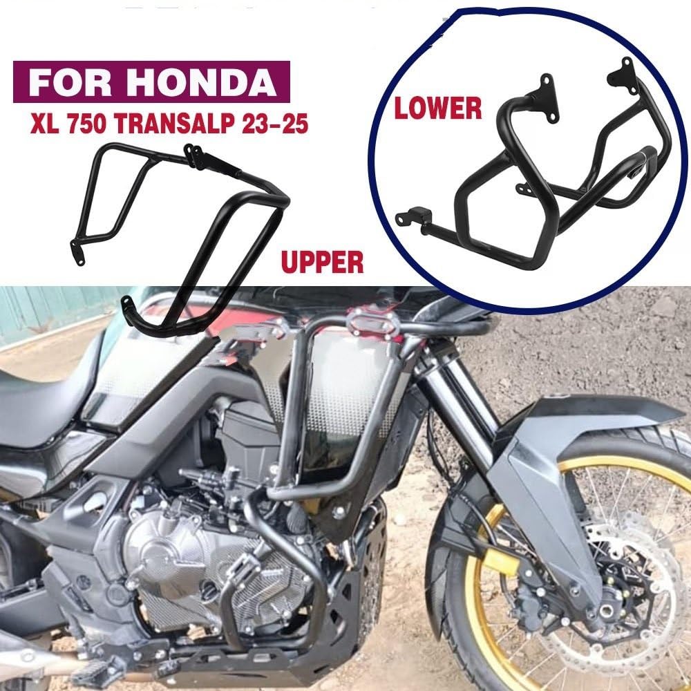 bloków zderzaka Pasuje do HONDA XL750 XL 750 TRANSALP 2023-2025 osłona silnika motocykla autostrada paski awaryjne zderzak kaskaderska Gmoli Motocyklowych
