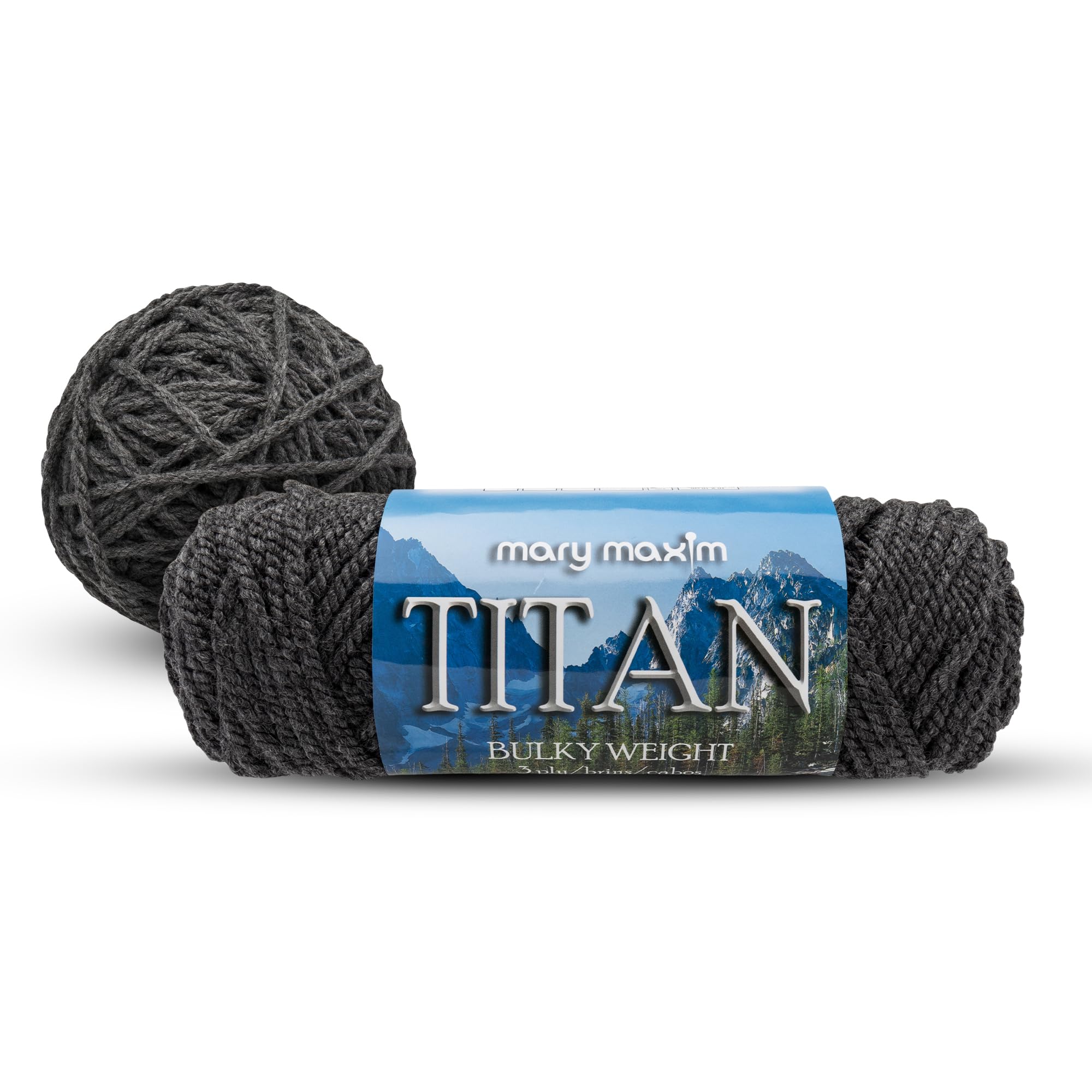 Amazon.com: Mary Maxim Titan Bulky Yarn, Weight 5 Acrylic, Chunky