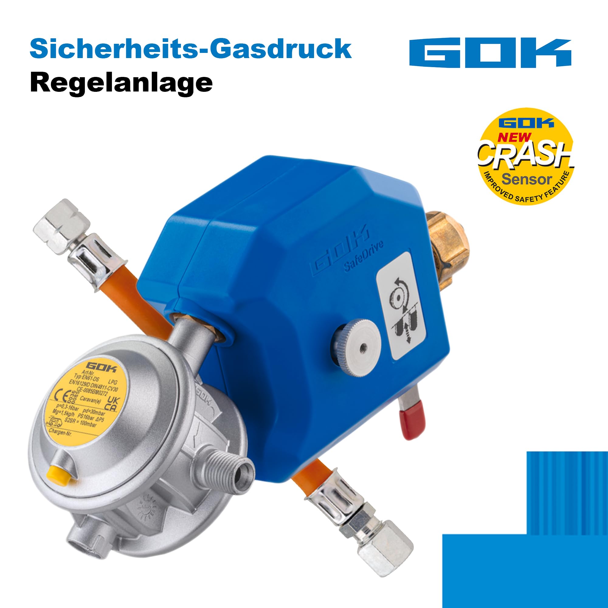 GOK Caramatic SafeDrive 30mbar 1,5 kg/h G.12 KLF x RVS10/8 SV