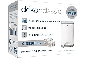Diaper Dekor Classic Diaper Pail Refills: The Most Ethical and Budget-Friendly Diaper Disposal Solution