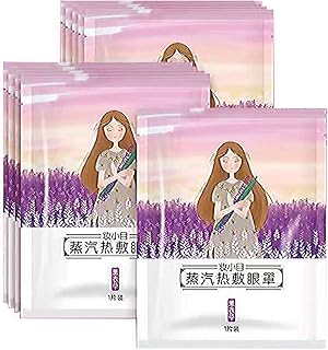 Heated Eye Mask,10Pairs Steam Eye Mask,Heated Eye Mask for Dry Eyes,Warm Eye Compress,Eye Care Steam Warm Eye Mask,for Relaxation & Eye Strain,Fatigue Disposable Moist Hot Compress Eye Patch(Lavender)