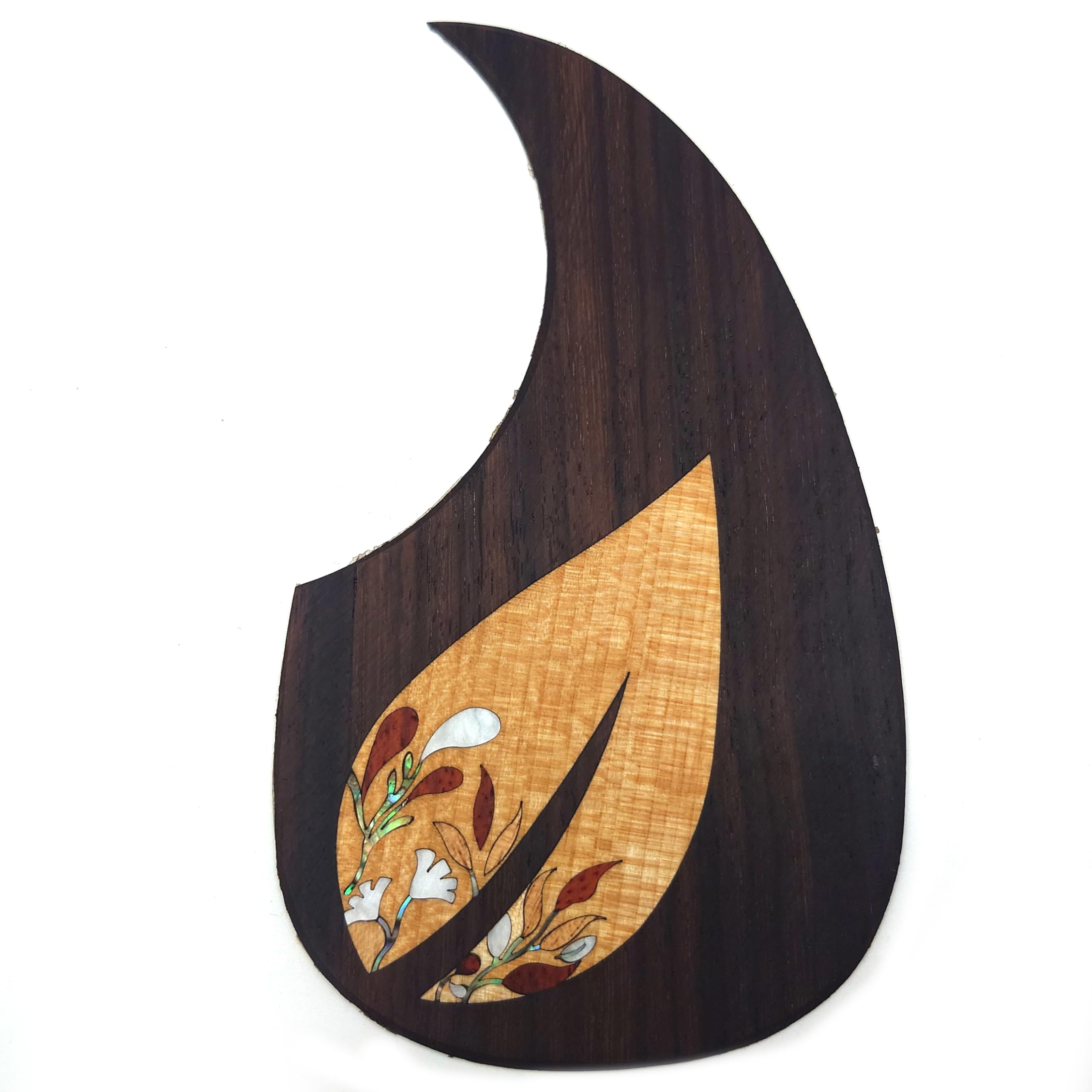 Guitar Pick Guard, Battipenna in abalone in palissandro autoadesivo for Chitarre acustiche folk D-45 Taylor(3)