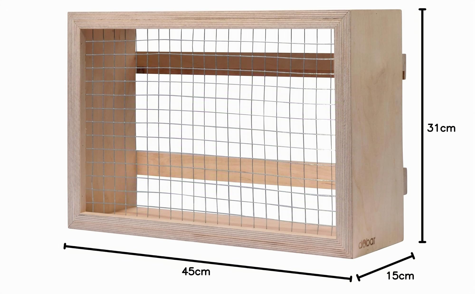 LUXUS-INSEKTENHOTELS 28410e Großes Profi-Wildbienenhotel - Wildbienen-Nisthilfe Holz - Insektenhotel mit Schutzrahmen - Wildbienenhaus Buchenholz Papierröllchen - 45 x 15 x 31 cm