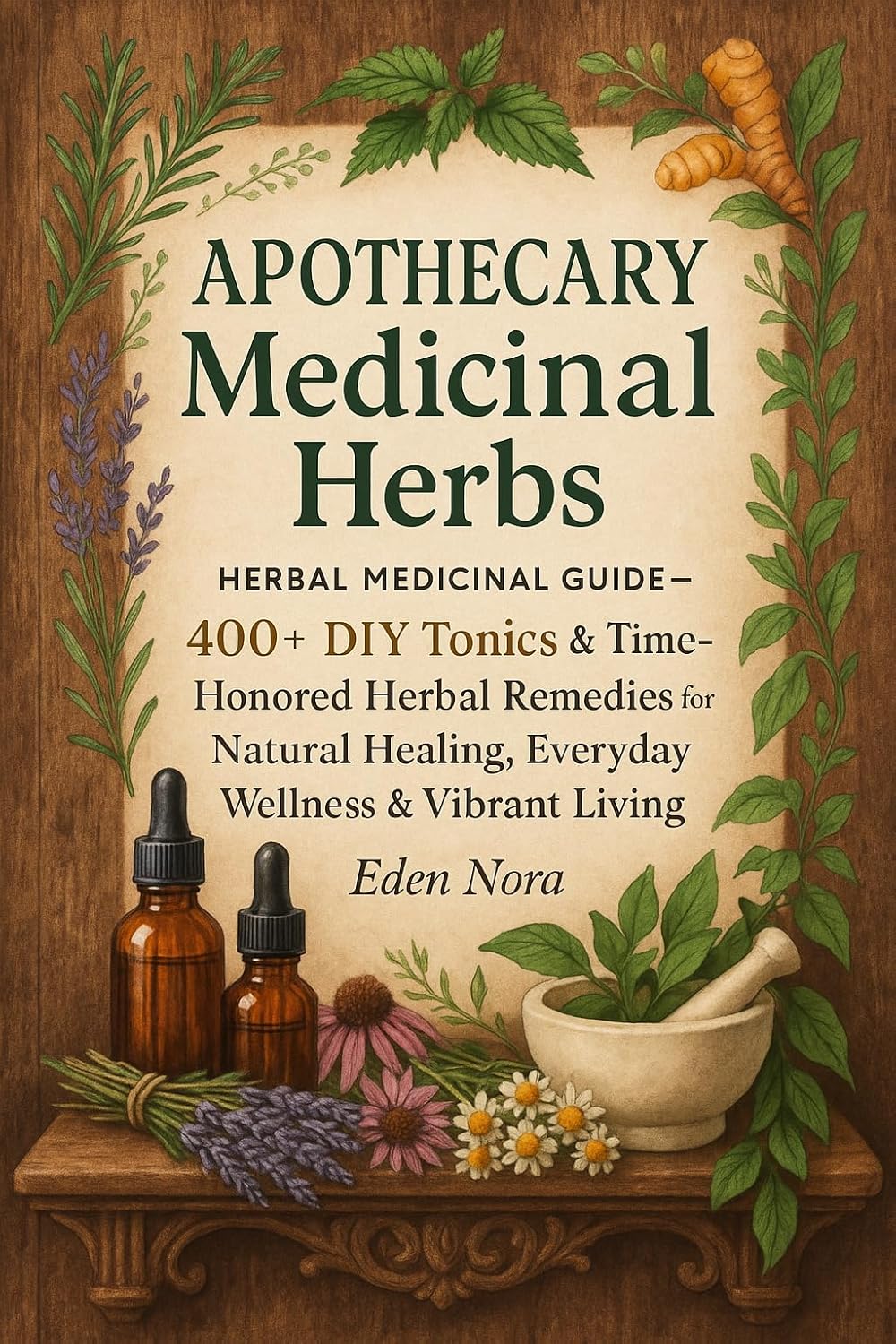 Apothecary Medicinal Herbs: Herbal Medicinal Guide— 400+ DIY Tonics & Time-Honored Herbal Remedies for Natural Healing, Everyday Wellness & Vibrant Living
