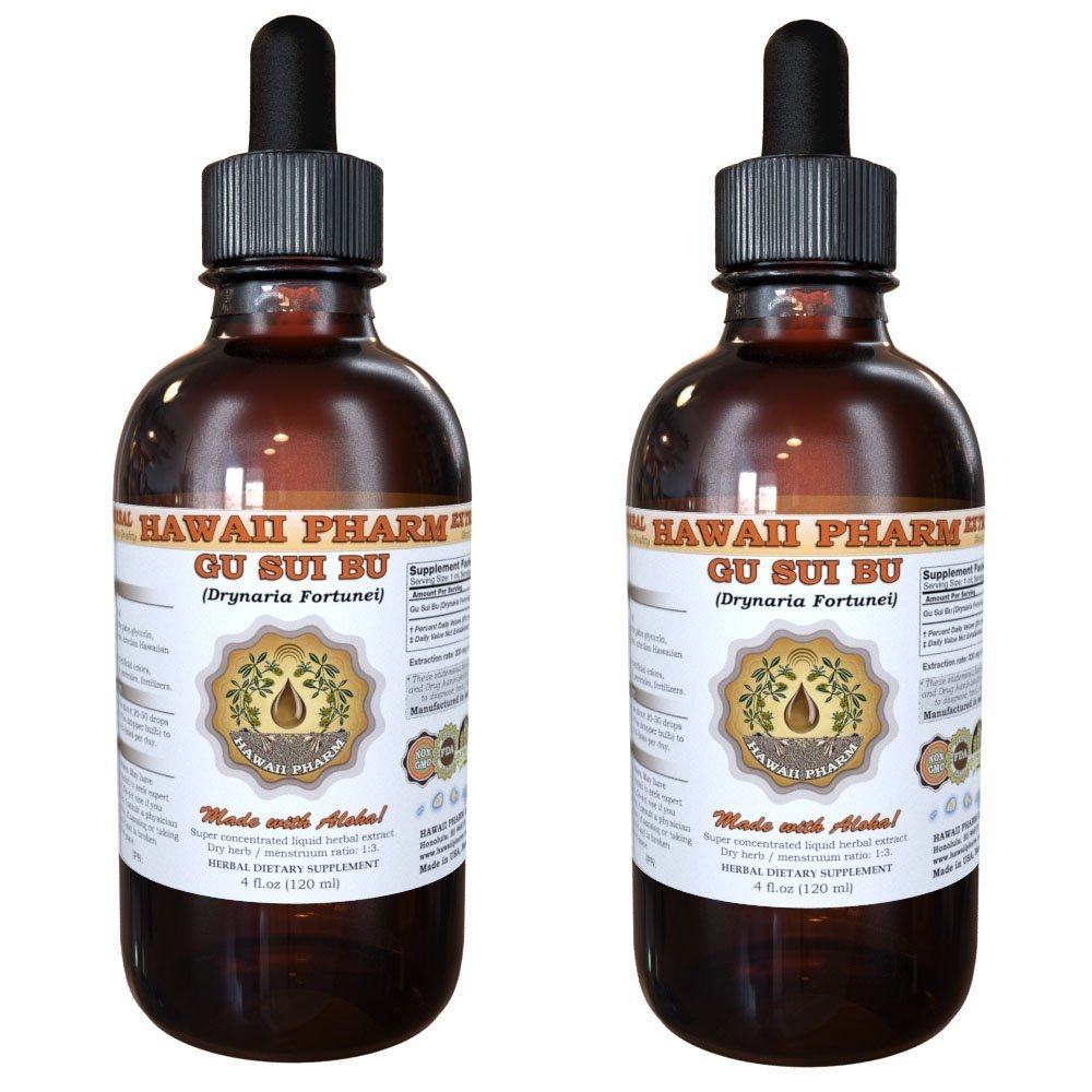 Gu Sui Bu Tincture, Gu Sui Bu, Drynaria (Drynaria Fortunei) Root Liquid Extract, Herbal Supplement 2x4 oz