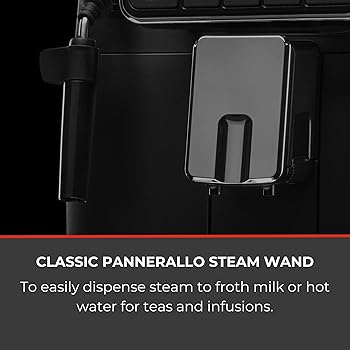 Gaggia Cadorna Style RI9600/01 - Cafetera automática para espresso y capuchino, café en grano o molido, 1900 W, 2 tazas, color negro, 100% fabricado en Italia4