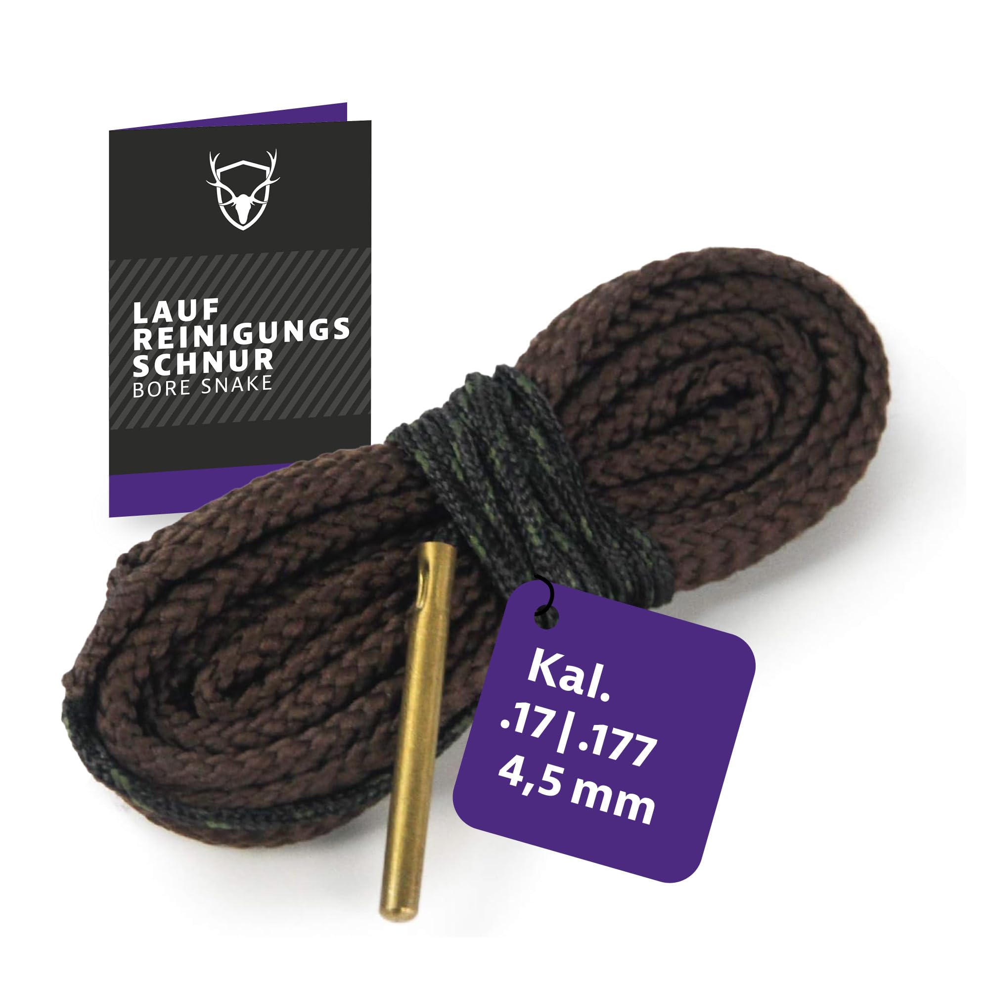 Cuerda Limpiadora Boresnake Para Cañón De Armas - Calibres .22, .223, 9mm, 12 Gauge, Reutilizable