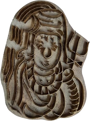 Miniatura 8 de Royal Kraft Sellos de madera de latón para impresión en bloques en arcilla, cerámica, tela BHItag013