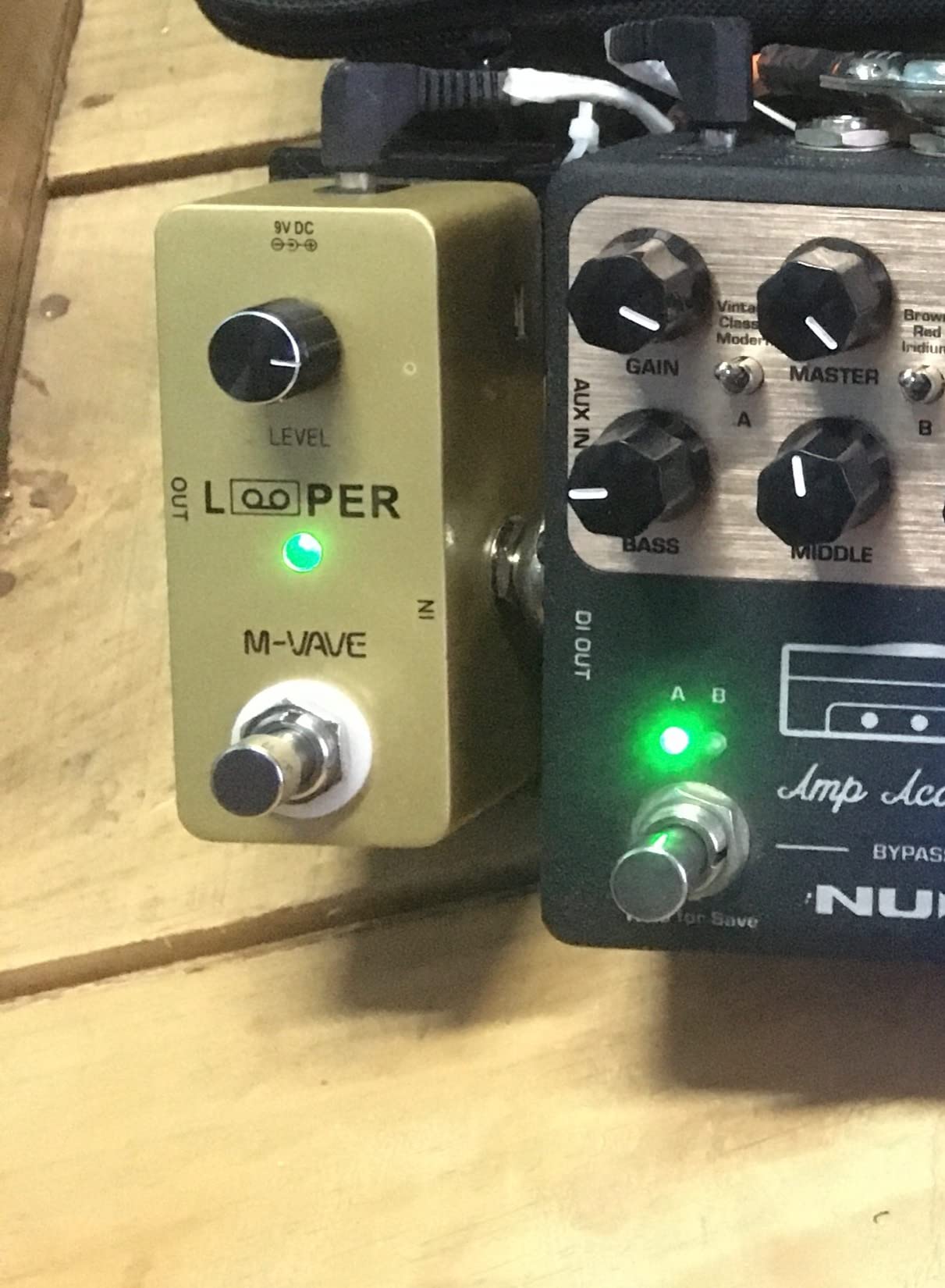 HAYDEN Mini Electric Guitar Looper Effect Pedal Unlimited Overdubs Loop ...