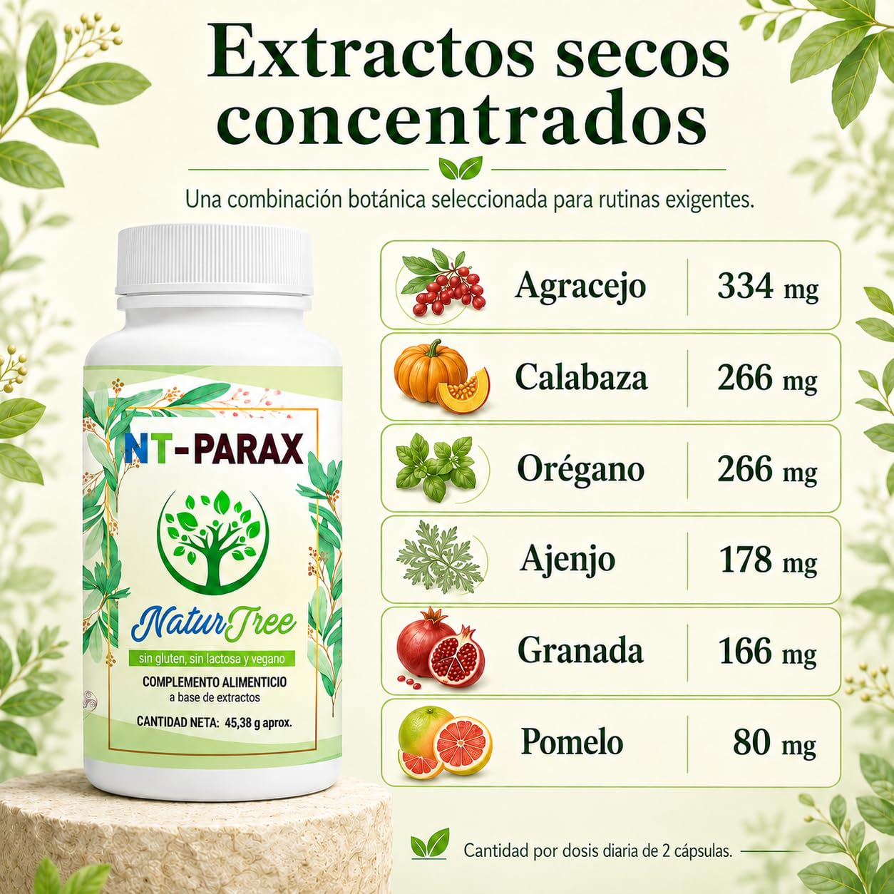 NT-Parax | Berberina, Ajenjo y Orégano | Salud Digestiva