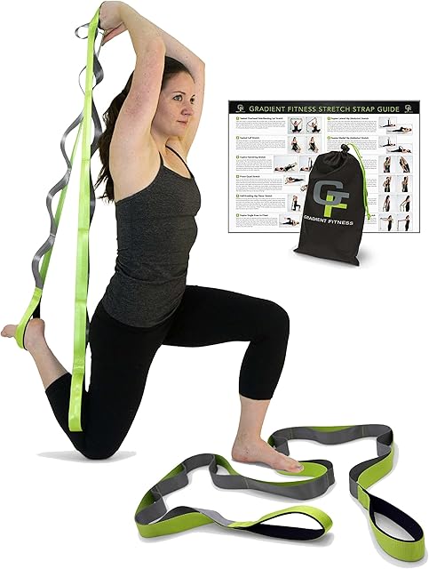 Gravity Fitness 12-Loop Stretch Strap (8-Feet x 1.5-Inch)