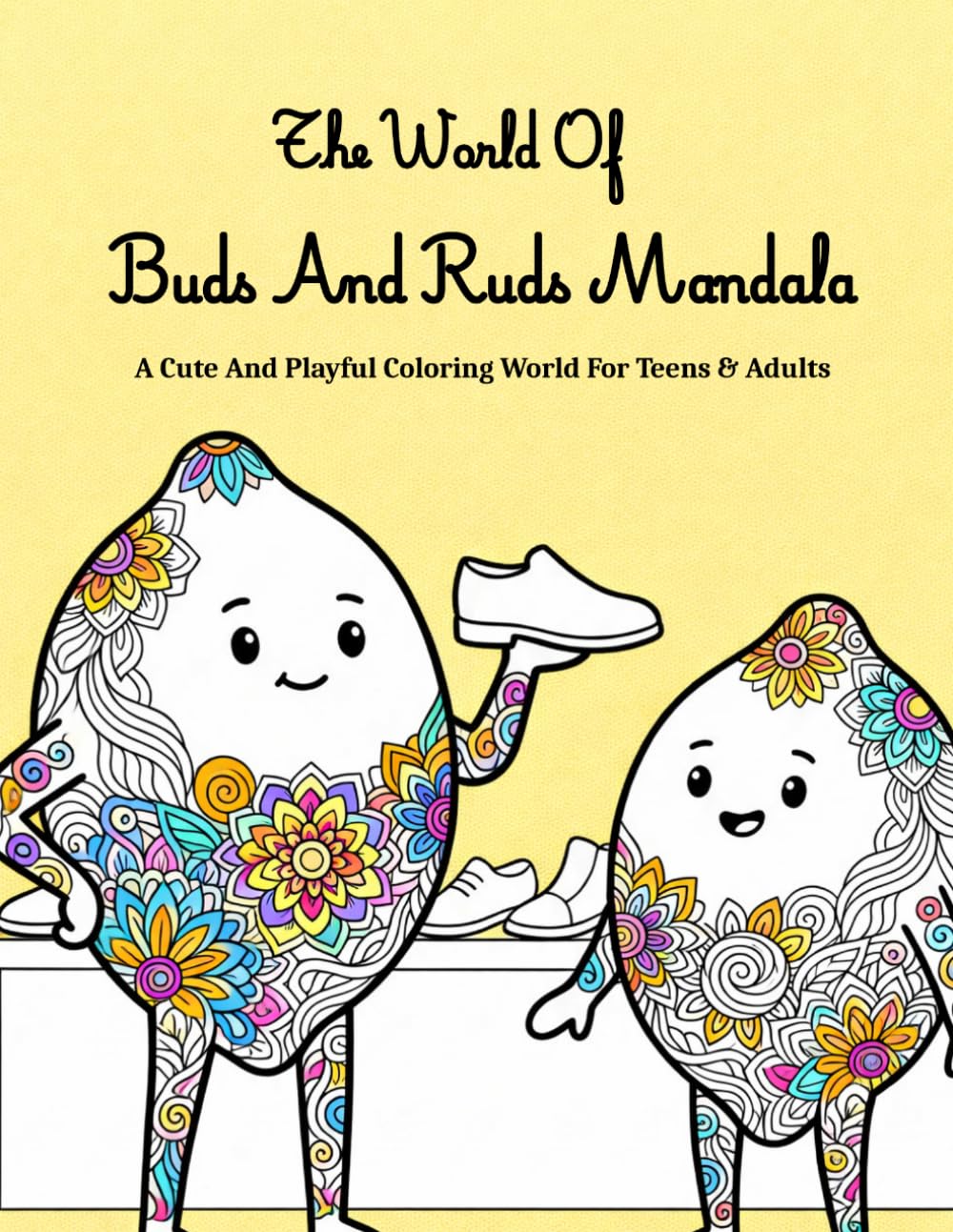 The World Of Buds And Ruds Mandala: A Cute And Playful Coloring Adventure For Teens & Adults — Calm, Cozy Mandala Pages To Relax The Mind And Spark Creativity