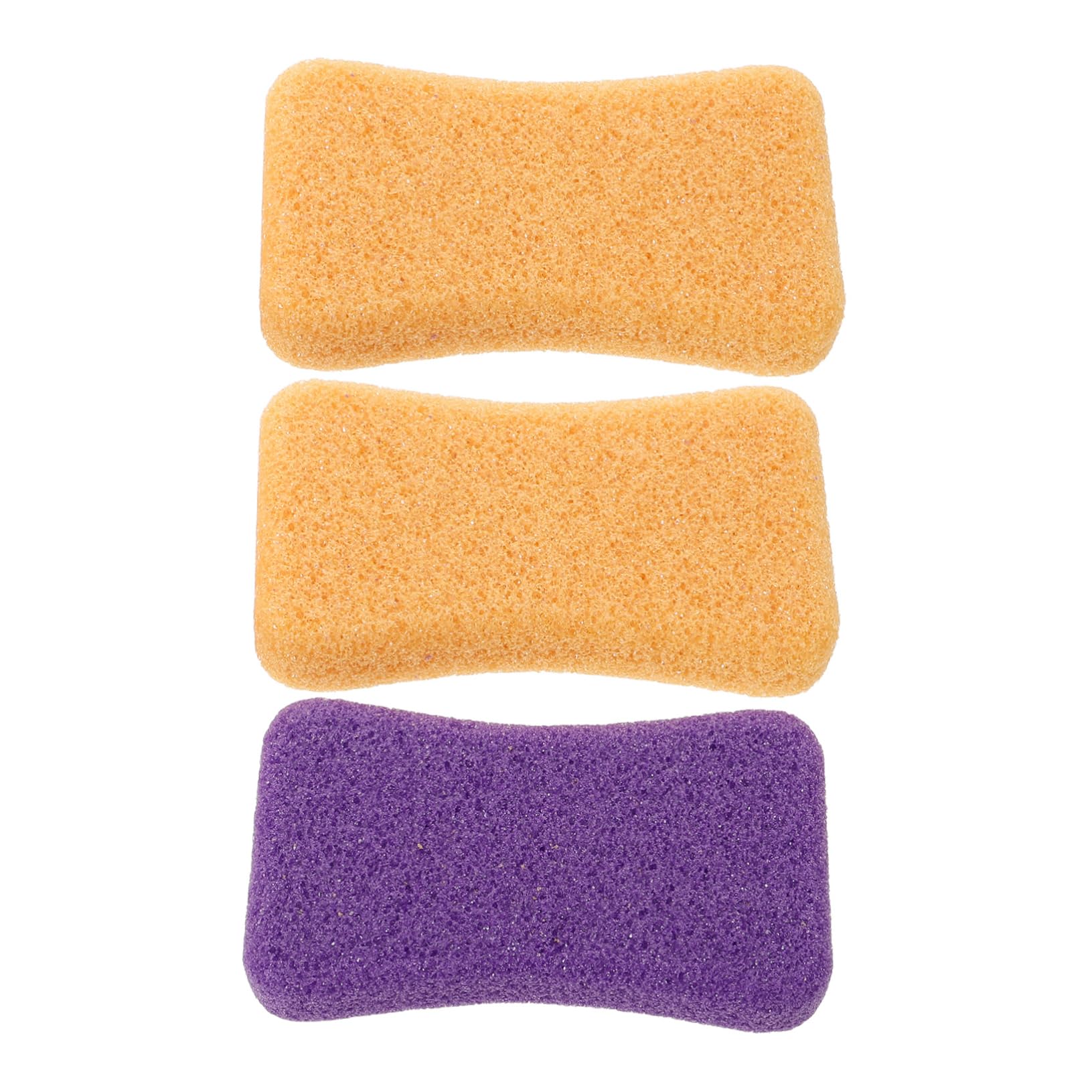 Housoutil 3pcs Foot Rubbing Stone Pedicure Exfoliating Tool Remover for Feet Dead Skin Scaler Grinding Foot Tool Random Color