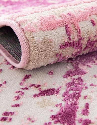 Miniatura 5 de Unique Loom Jill Zarin Uptown Collection - Alfombra de área Lexington Avenue (4 pies 1 pulgada x 6 pies 1 pulgada, rectangular, rosamarfil)