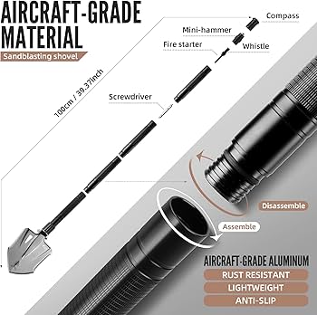 Amazon.com : Zune Lotoo Tactical Shovel Survival Tool 15 in 1