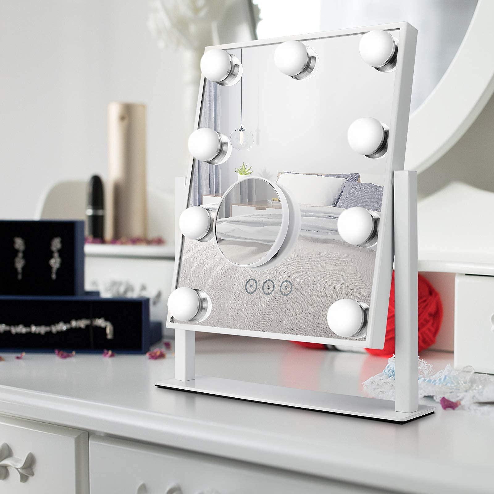 Buy Nusvan Vanity Mirror with Lights,Makeup Mirror with Lights with 9