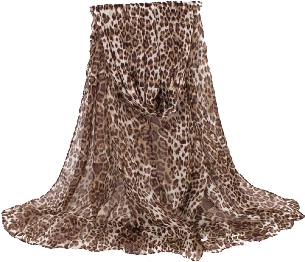 Fashion Lightweight Scarfs For Women Leopard Print