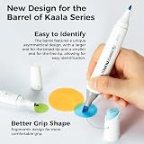 Ohuhu feutres alcool, 60+1 Couleurs feutre à alcool permanent à double pointe, rechargeable, à mélange parfait Pour les artistes et les adultes, coloriage Dessin Animé Bandes Dessinées - Série Kaala - 6