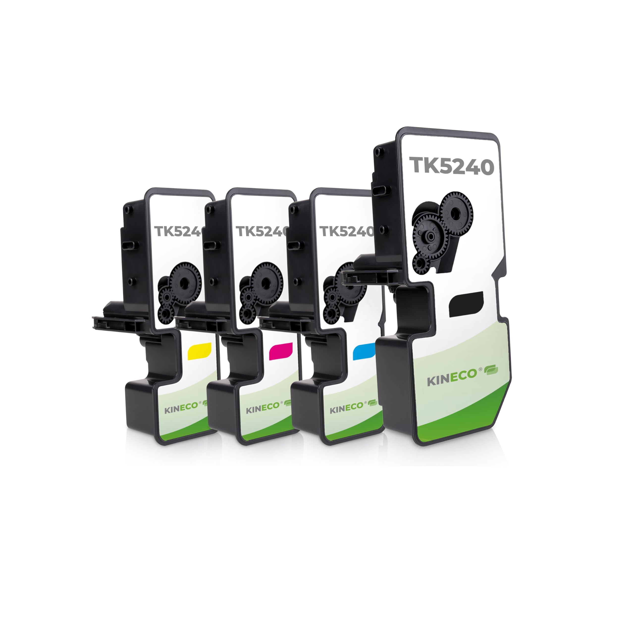 Kineco 4 toner compatibili con Kyocera TK-5240 per Kyocera Ecosys P5026cdw M-5526cdn M-5526cdw P-5026cdn