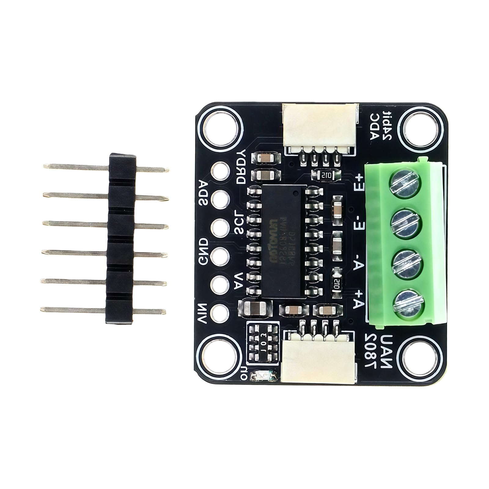 Módulo de conversión analógico a digital de 24 bits NAU7802 con amplificador para básculas de precisión 8