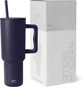 Armstrong Modern Tartan Crest 40 oz Insulated Tumbler with Handle