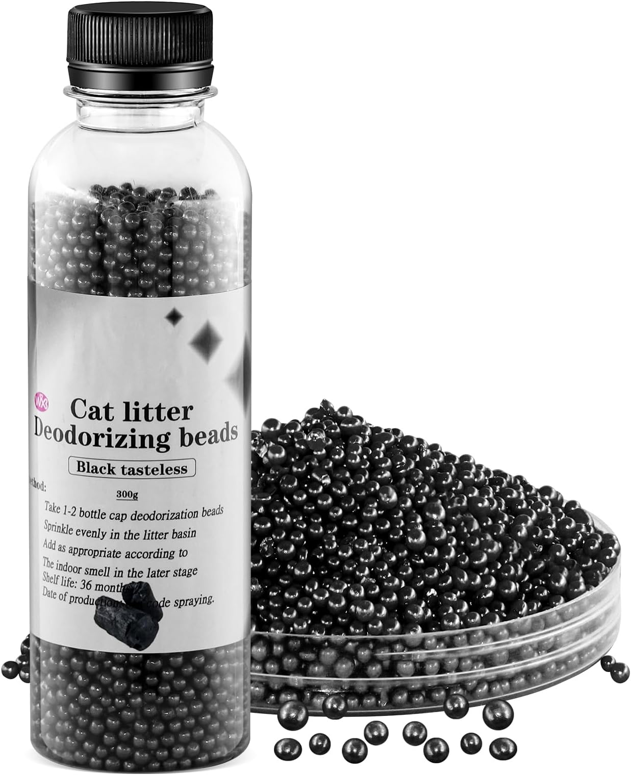 Cat Litter Box Deodorant Beads|Litter Box Deodorant Crystals |Eliminate Cat Stink, Neutralize Odor, 8.5 oz (1 PCS)