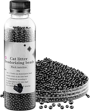 Cat Litter Box Deodorizer Beads 10.6 oz | Eliminate Cat Stink, Safe & Low-Dust Odor Neutralizing Beads for Long-Lasting Odor Control | Unscented Cat Litter Deodorizer for a Fresher Home 1 pc