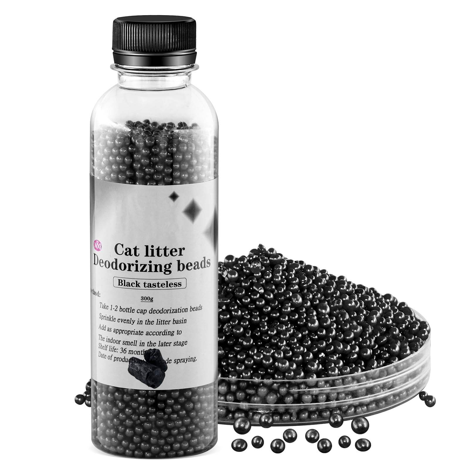 Cat Litter Box Deodorant Beads|Litter Box Deodorant Crystals |Eliminate Cat Stink, Neutralize Odor, 8.5 oz (1 PCS)