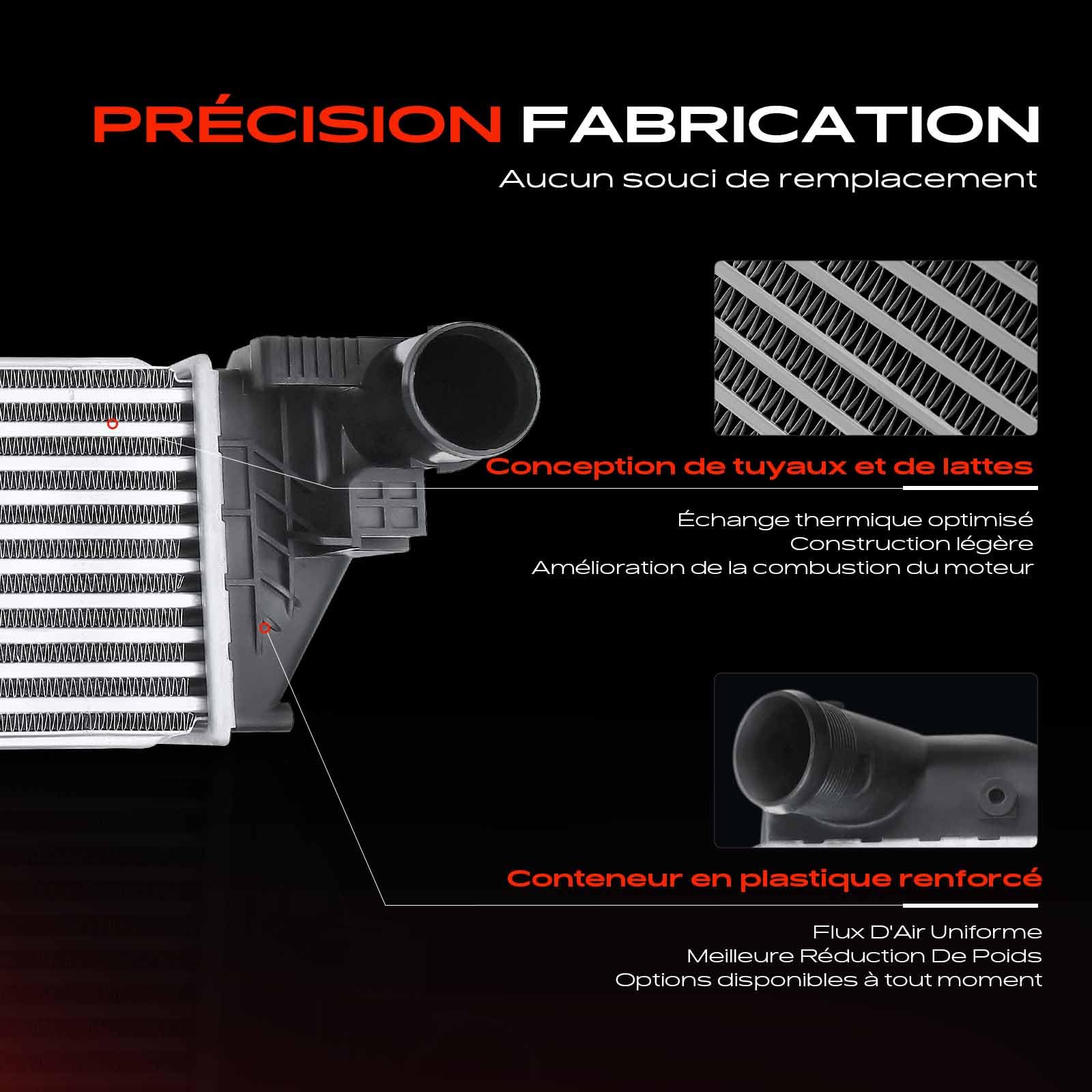 Frankberg Refroidisseur turbo intercooler 8200292773