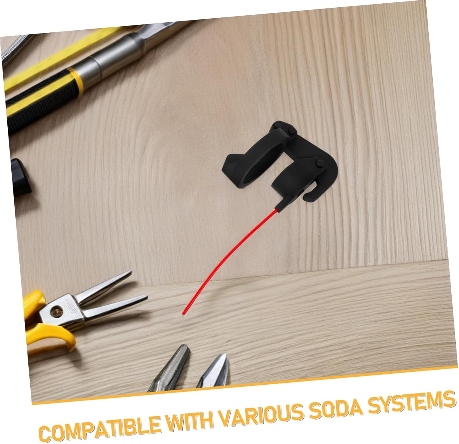 Cabilock Spray Nozzle for Soda Dispensers Compatibility Cleaning Tool Efficient Low Energy Use Versatile Soda Adapter for Quick Release Cleaning