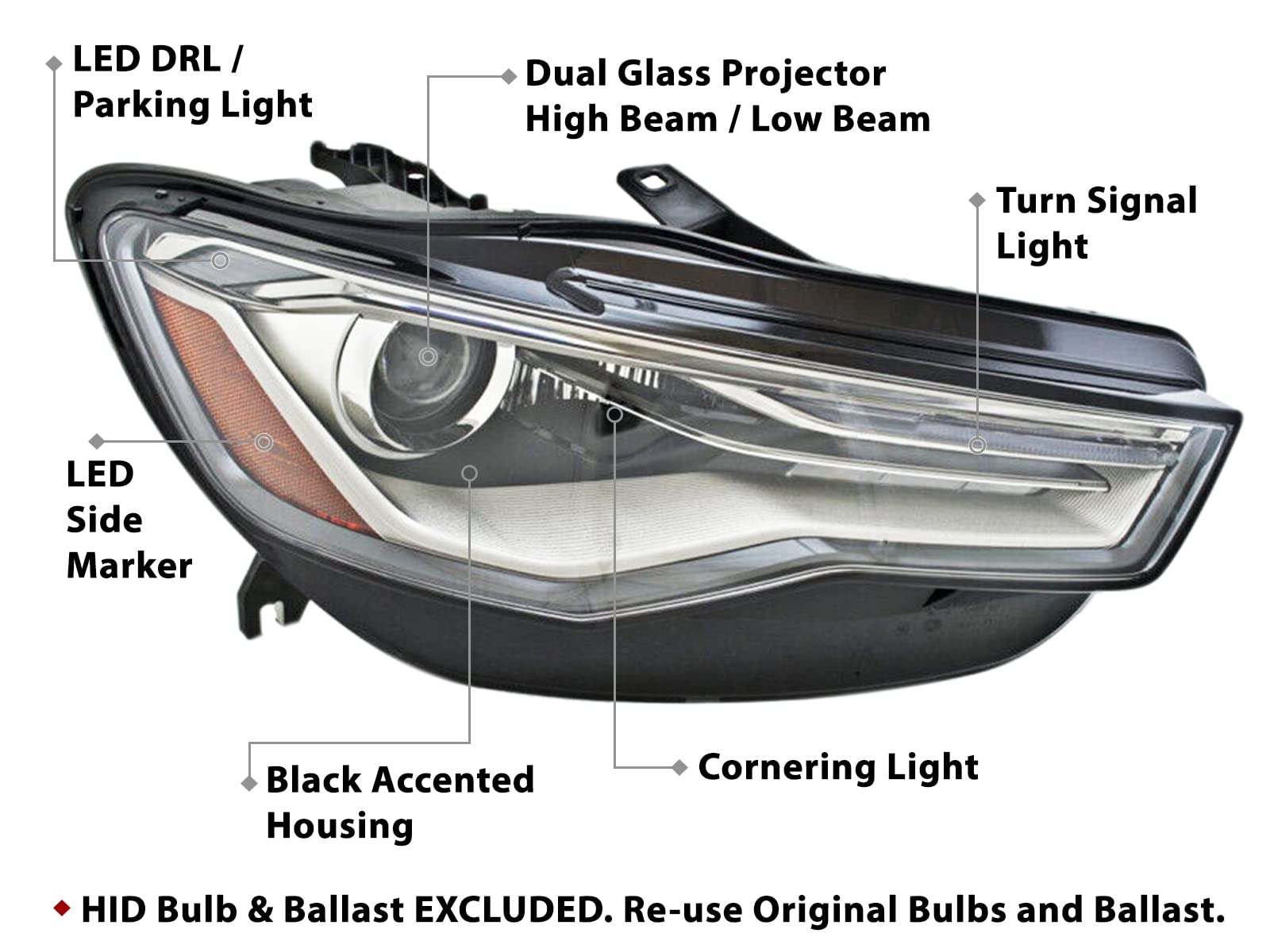 Amazon.com: APA Replacement Xenon Head Lamp for 2016 2017 2018 16 