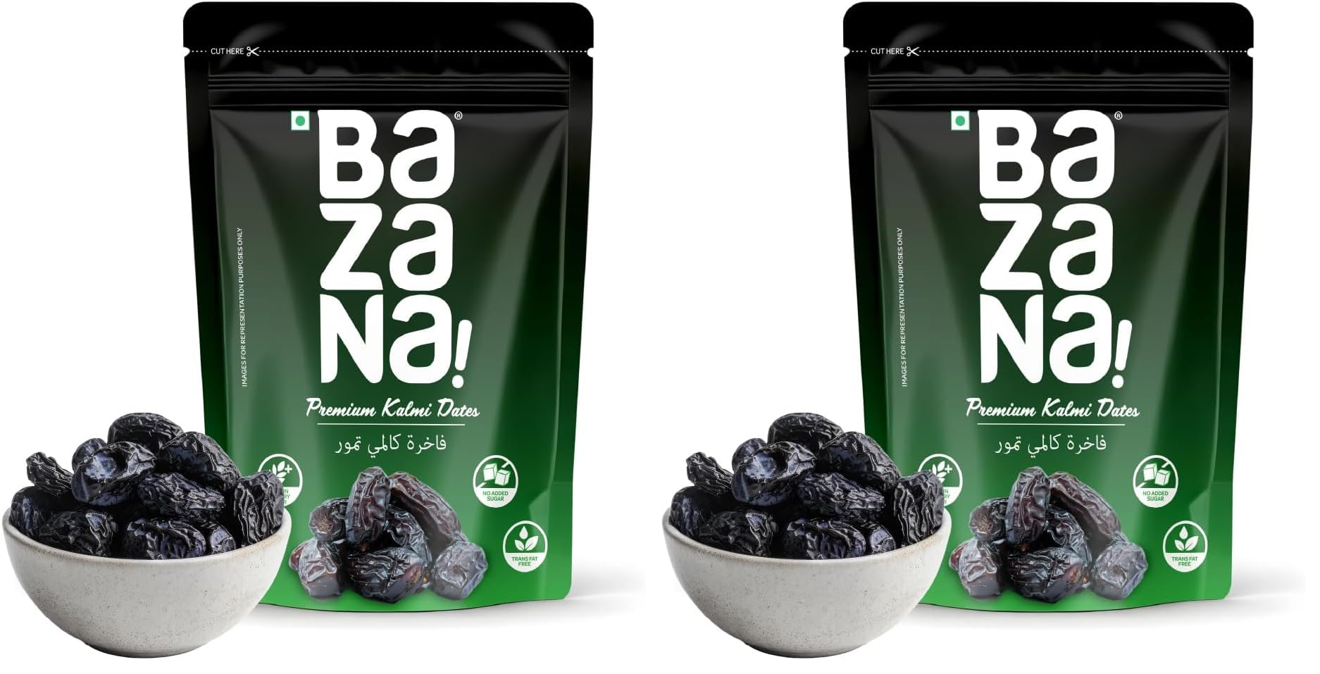 Bazana Premium Kalmi Dates, Naturally Sweet Soft Khajoor, 300g, No Added Sugar, Trans Fat Free, High Dietary Fiber (Pack of 2)-image-37