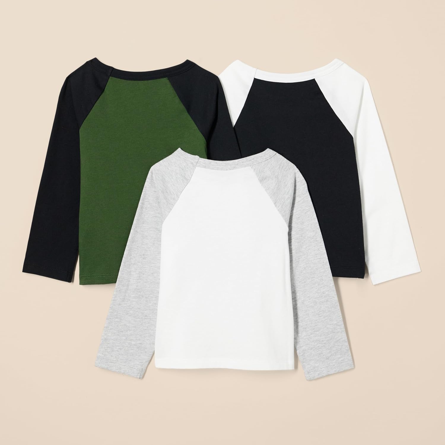 Amazon Essentials Boys and Toddlers' Long Sleeve Cotton T-shirts - Image 2