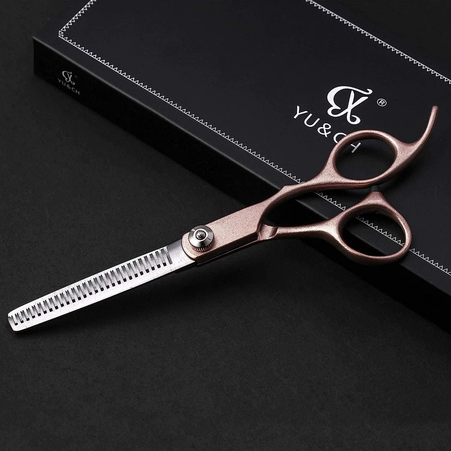 Professional Hairdressing Scissors 6.0 Inch Hairdresser Scissor Barber Hair Cutting Salon Shears,Purple,. Set