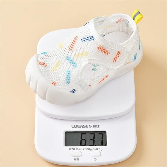 MIXIN Sandali Bambina Con Punta Chiusa – Leggeri, Antiscivolo, Suola Gomma – Per Gioco In Acqua E Uso Quotidiano