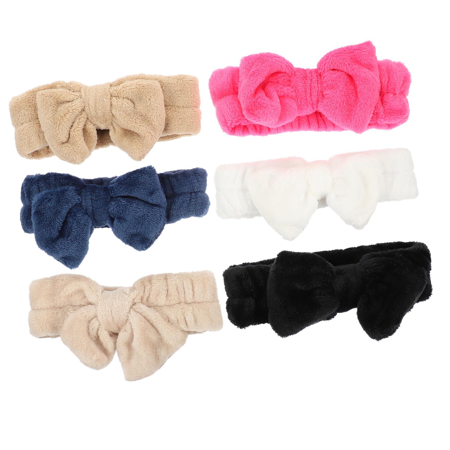 Healeved 12piezas Diademas De Fleece Para Lavado De Cara y Maquillaje Suaves y Cómodas Para Cuidado Piel y Spa Para Niñas y Mujeres