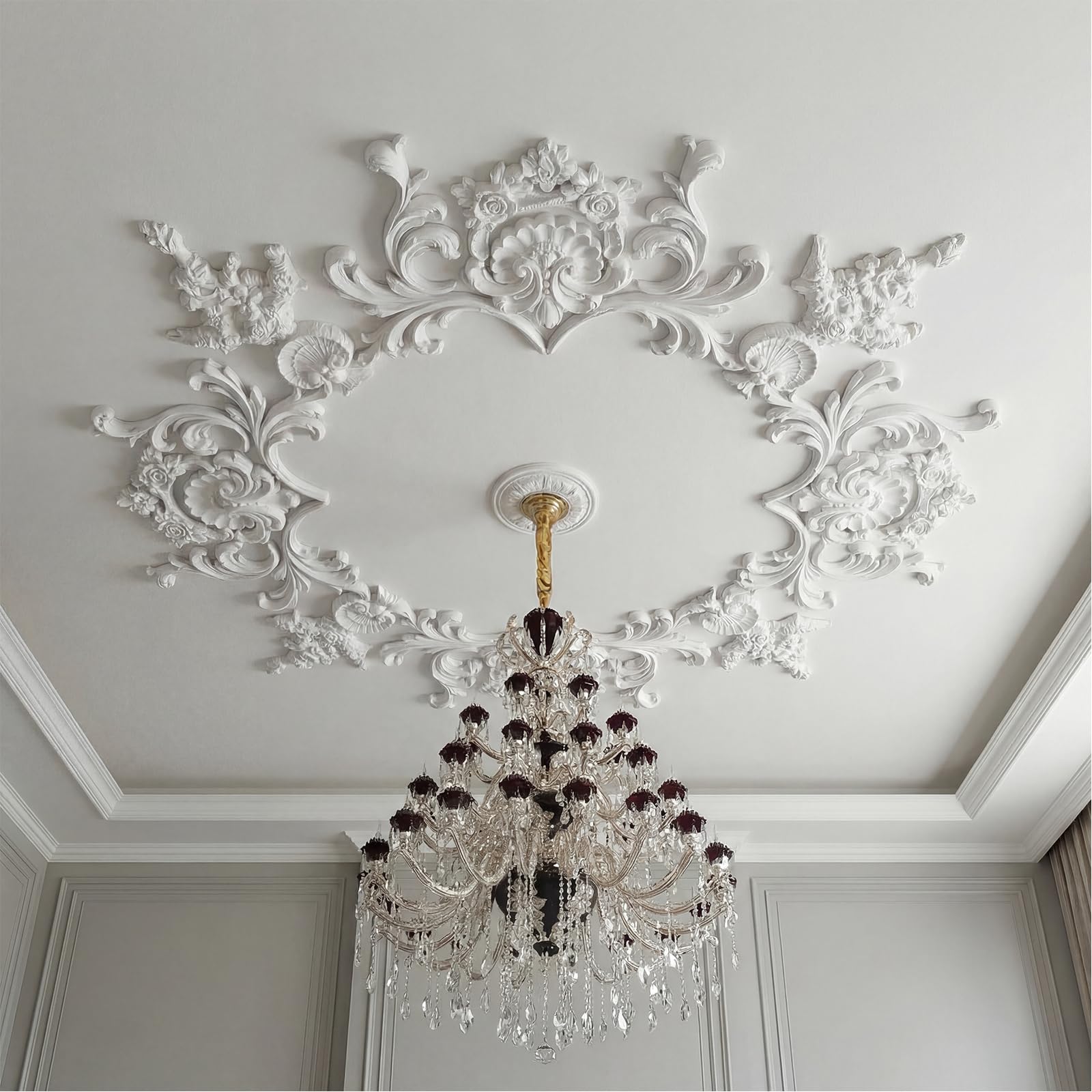 Photo 1 of Nuanchu 49.6'' PU Ceiling Medallion
